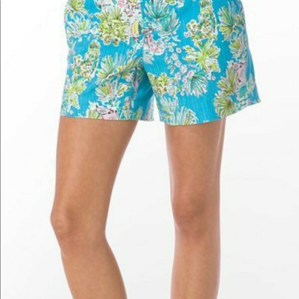 Lilly Pulitzer Jungle Glam Toile Callahan Shorts - Picture 2 of 3